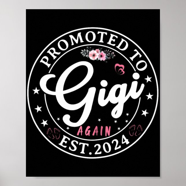 Poster Para Gigi Novamente Est 2024 Anúncio de Gravidez (Frente)