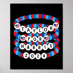 Poster Para Harris 2024 Charm Bracelet Support Kamala Har