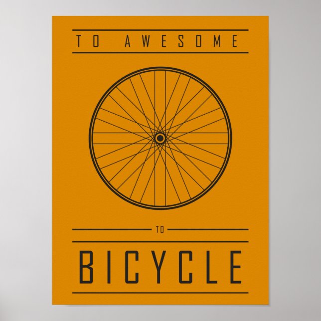 Poster Para Incrível, Para Bicicleta (Frente)