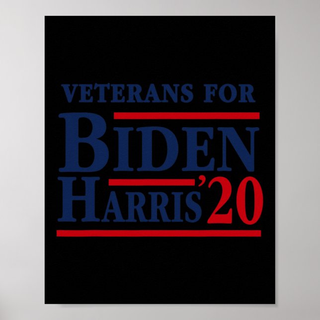 Poster Para Joe Biden Kamala Harris 2020 Eleição (Frente)
