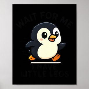 Poster Para Meme do Pinguim de Perninhas à Espera