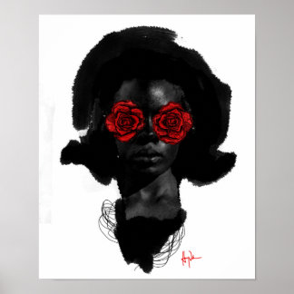 Póster "Para Meninas de Rosa"