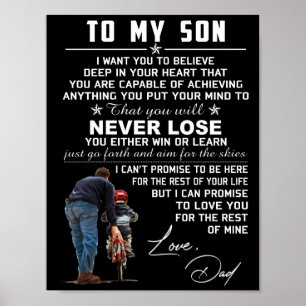 Poster Para Meu Filho Cita