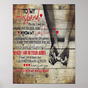 Poster Para Minha Letra Marido, Apaixonar Aspas Presente