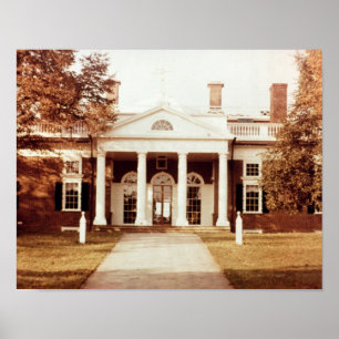 Póster Para o leste parte dianteira de Monticello