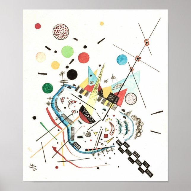 Poster Para o Mar e o Sol por Wassily Kandinsky (Frente)