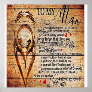 Poster Para o meu amor   Meu Marido Presente   Oferta de 