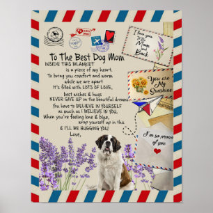 Poster Para O Meu Cachorro Mãe Presente, Presente De Sobr