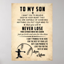 Para o meu filho acredite profundamente no seu cor