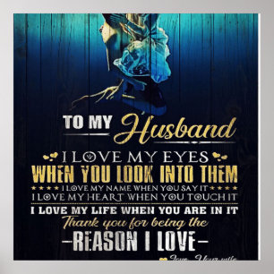 Poster Para o meu marido Citações De Amor Ao Pai
