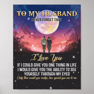 Poster Para O Meu Marido Eu Te Amo