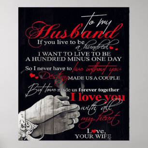 Poster Para o meu marido   Presente Perfeito Para O Marid
