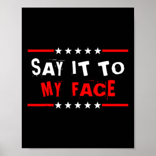 Poster Para O Meu Rosto Kamala Harris Citação 1