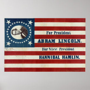 Póster Para o presidente - Abram Lincoln