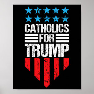 Poster Para O Trump 2024 Eletion Shirts Retro Usa Flag