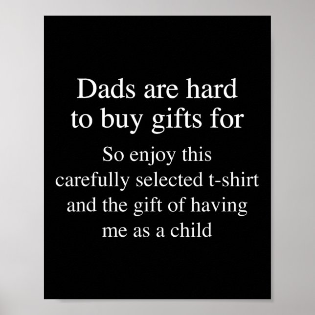 Poster Para Pais Duros De Comprar Para Pais Engraçados (Frente)