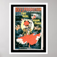 Poster para Produção de Arroz da Rapariga de Par