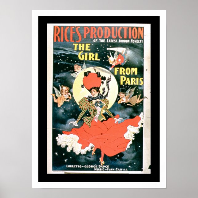 Poster para Produção de Arroz da Rapariga de Par (Frente)