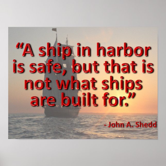 Poster Para Que Navios Foram Construídos (Frente)