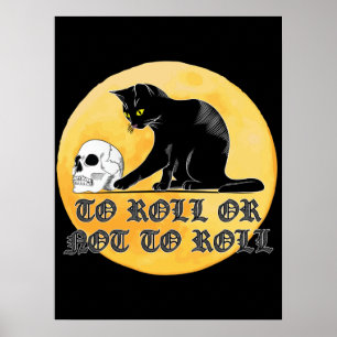 Poster Para Rolar Ou Não Rolar O Gato Shakespeare Com O C