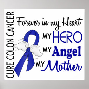 Poster Para sempre em meu cancro do cólon da mãe do