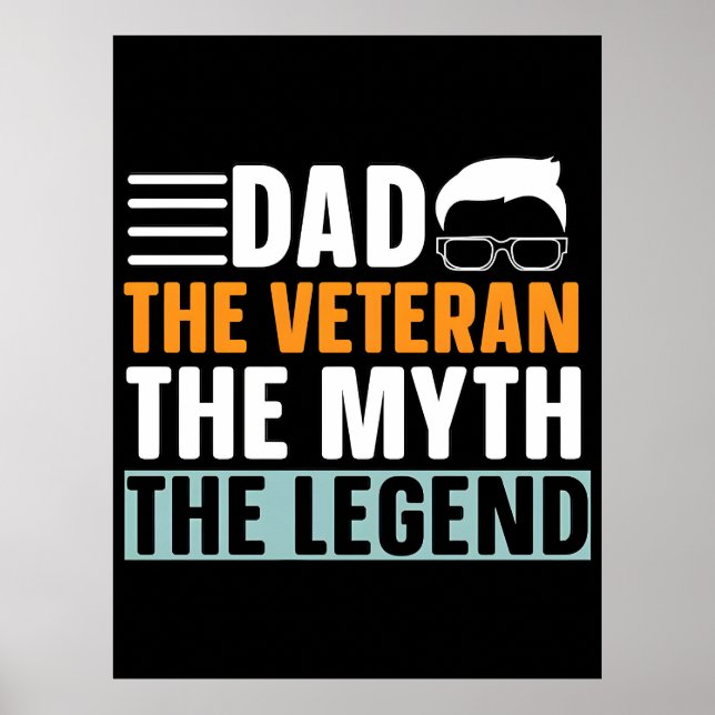 Poster Para sempre em nossa dívida—Feliz Dia dos Veterano (Frente)