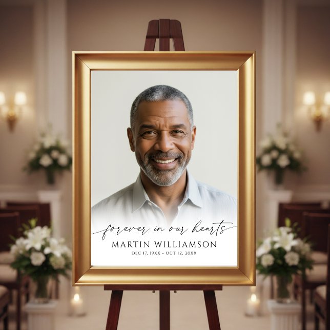 Poster Para Sempre em Nossos Corações Memorial de Foto Mo (Criador carregado)