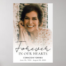 Para sempre no nosso funeral de foto memorial