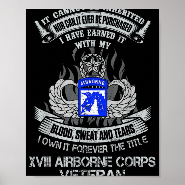 Poster Para Sempre, O Título 18º Corpo Aéreo Nos Veter (Frente)