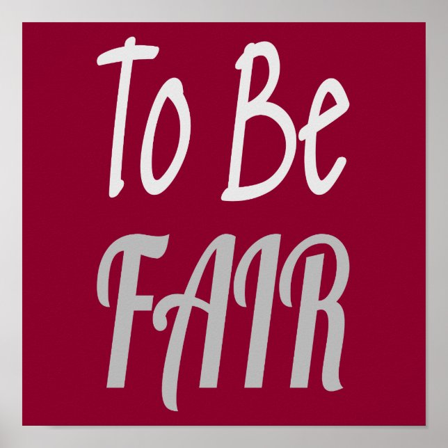 Poster Para Ser Letra JustaKenny (Frente)