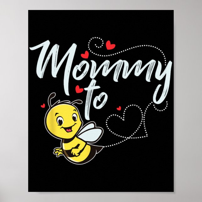 Poster Para Ser Mamãe Para Abelha Nova Mamãe 2024 Dia das (Frente)