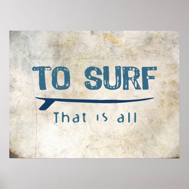 Póster Para Surf (Frente)
