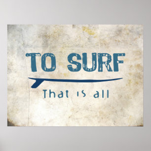 Póster Para surfar