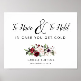 Poster Para ter e manter o sinal de casamento