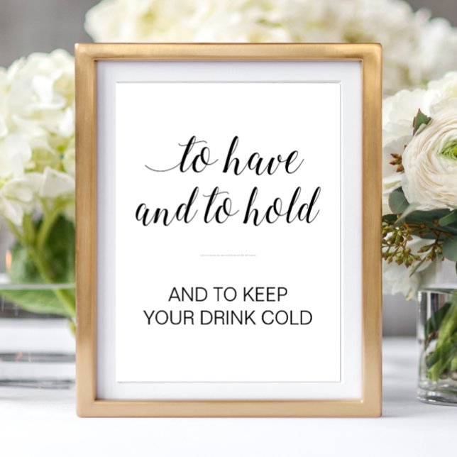 Poster Para Ter E Para Manter O Sinal Do Titular Da Bebid (Criador carregado)