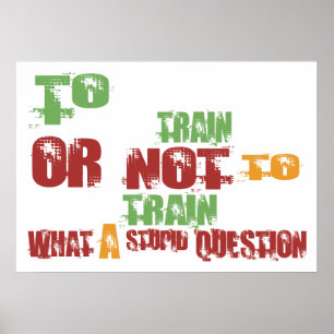 Póster Para treinar