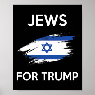 Poster Para Trump - Jew Support Trump Shirt