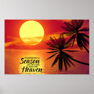 Poster Para Tudo Que Há Há Uma Época (Eclesiastes 3:1)