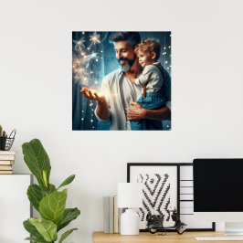 Poster Para um Pai que pode fazer magia (2)