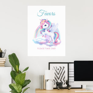 Poster para uma festa de aniversário mágica.