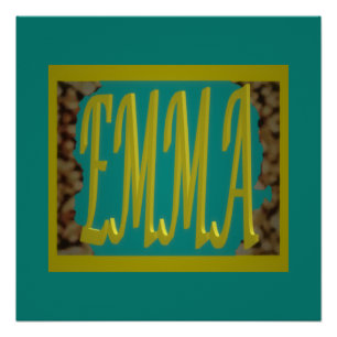 PÓSTER PARA UMA GAROTA CHAMADA EMMA MARINE BLUE PEBBLBLBL