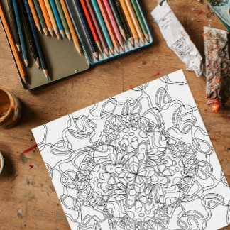Poster Parabéns: Avocado Land Coloring Page