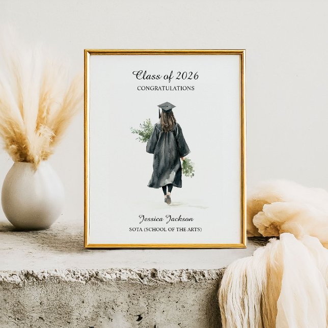 Poster Parabéns Brunette Diplomada Turma de (Criador carregado)