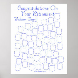 Poster Parabéns do Policial Aposentado