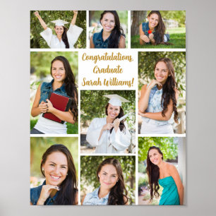 Poster Parabéns Festa de formatura 9 Colagem de fotos