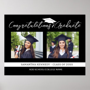 Poster Parabéns Formando 2025 Foto Preta E Branca