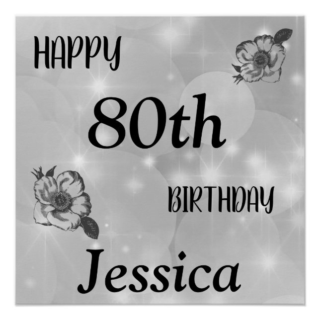 Póster Parabéns pela cinza de prata (Frente)