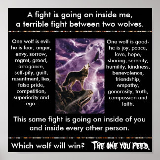 Póster Parábola Indiana: Dois Lobos