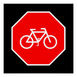 Póster Parada de Bicicleta