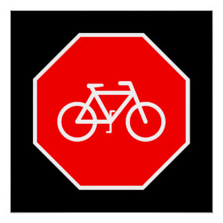 Póster Parada de Bicicleta